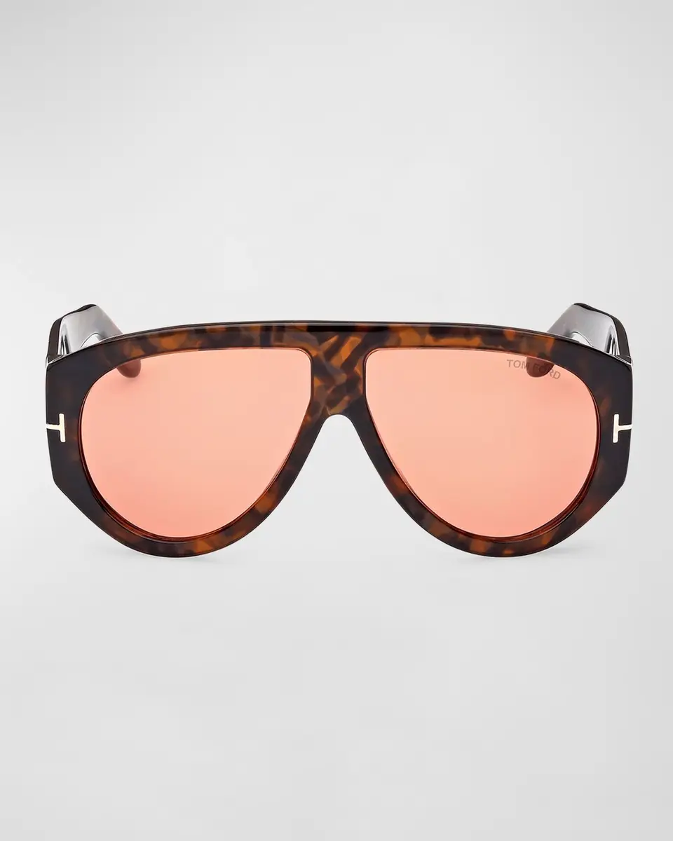 Tom Ford Men's Bronson T-Logo Shield Sunglasses | Thumbnail 3 Tom Ford Men's Bronson T-Logo Shield Sunglasses | Thumbnail 3