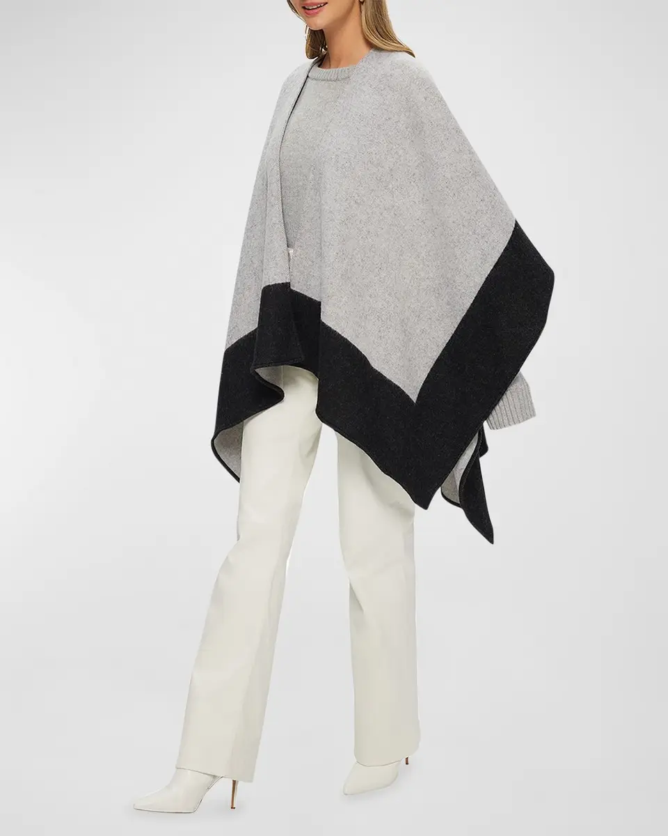 Gorski Select Reversible Wool Cape | Thumbnail 2
