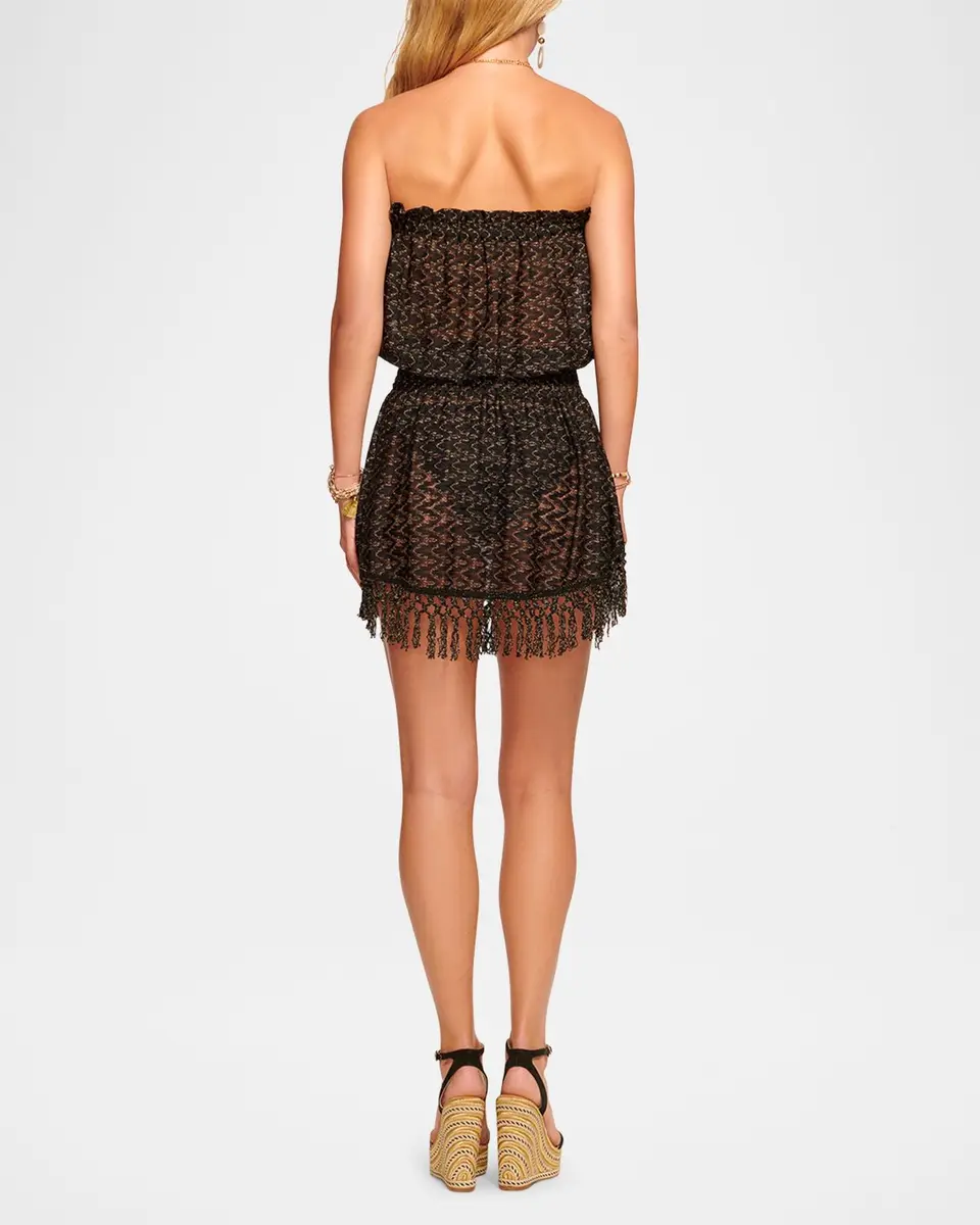 Ramy Brook Lauryn Strapless Crochet Mini Dress | Thumbnail 3 Ramy Brook Lauryn Strapless Crochet Mini Dress | Thumbnail 3