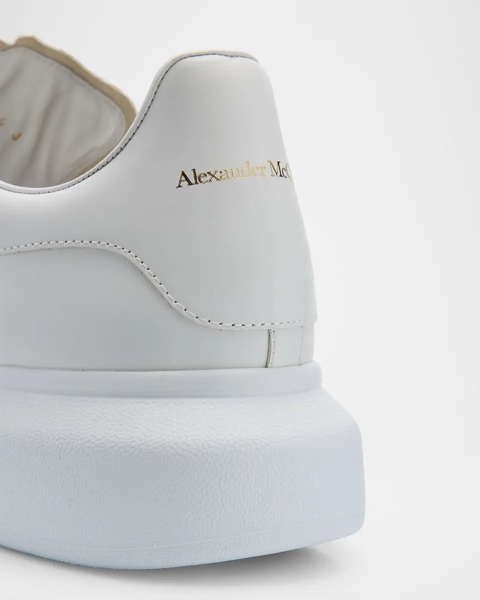 Alexander McQueen Men's Smooth Leather Oversized Sneakers | Thumbnail 6