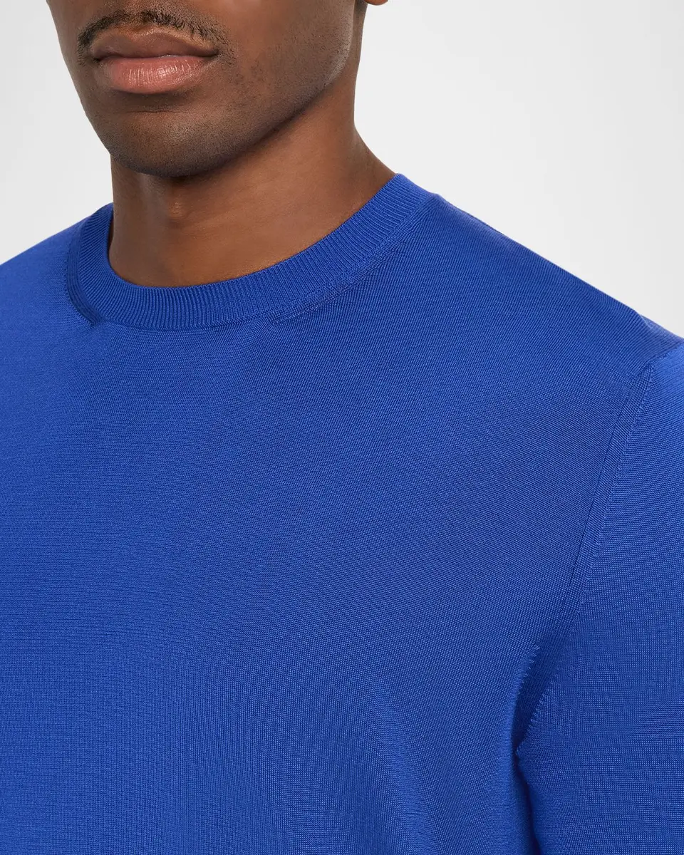 Tom Ford Men's Silk Knit Crewneck Sweater | Thumbnail 5 Tom Ford Men's Silk Knit Crewneck Sweater | Thumbnail 5