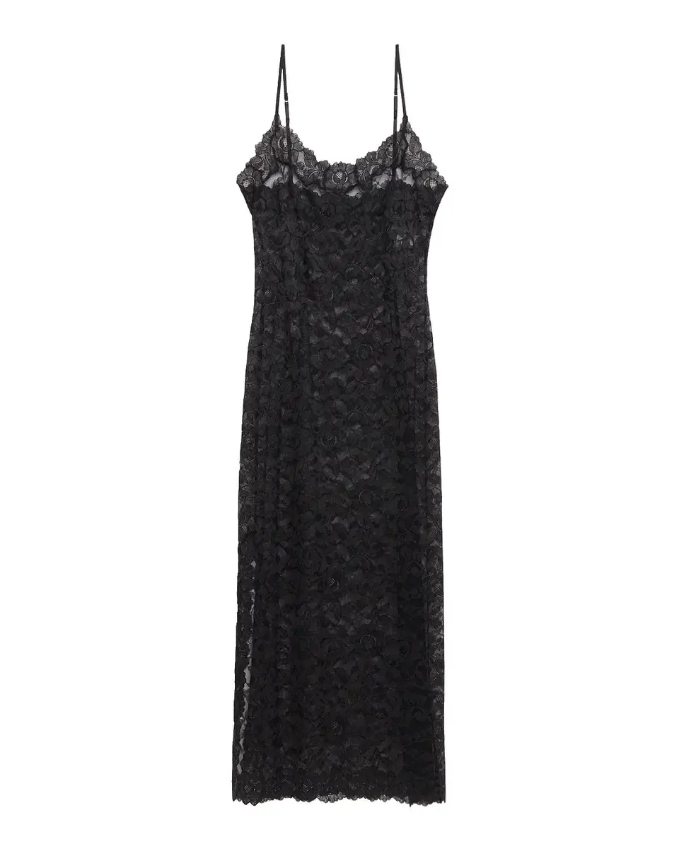 Natori Peony Side-Slit Floral Lace Nightgown | Thumbnail 3 Natori Peony Side-Slit Floral Lace Nightgown | Thumbnail 3