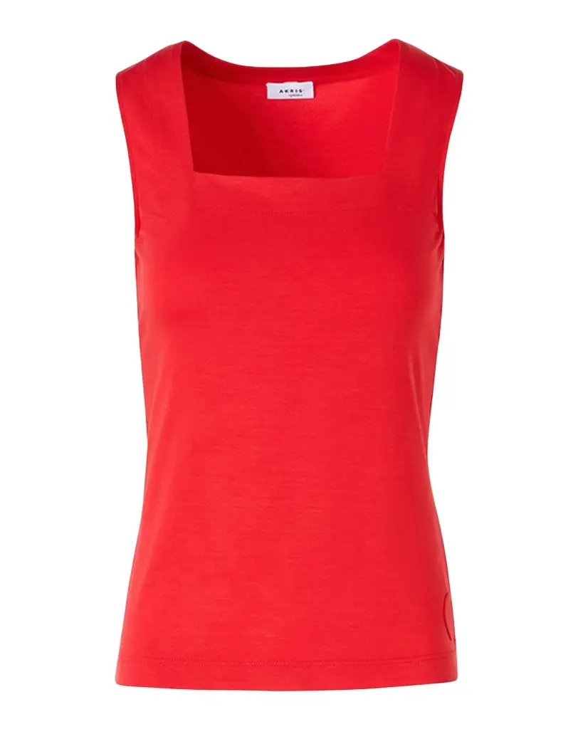 Akris punto Square-Neck Modal Stretch Jersey Tank Top | Image 1 Akris punto Square-Neck Modal Stretch Jersey Tank Top | Image 1