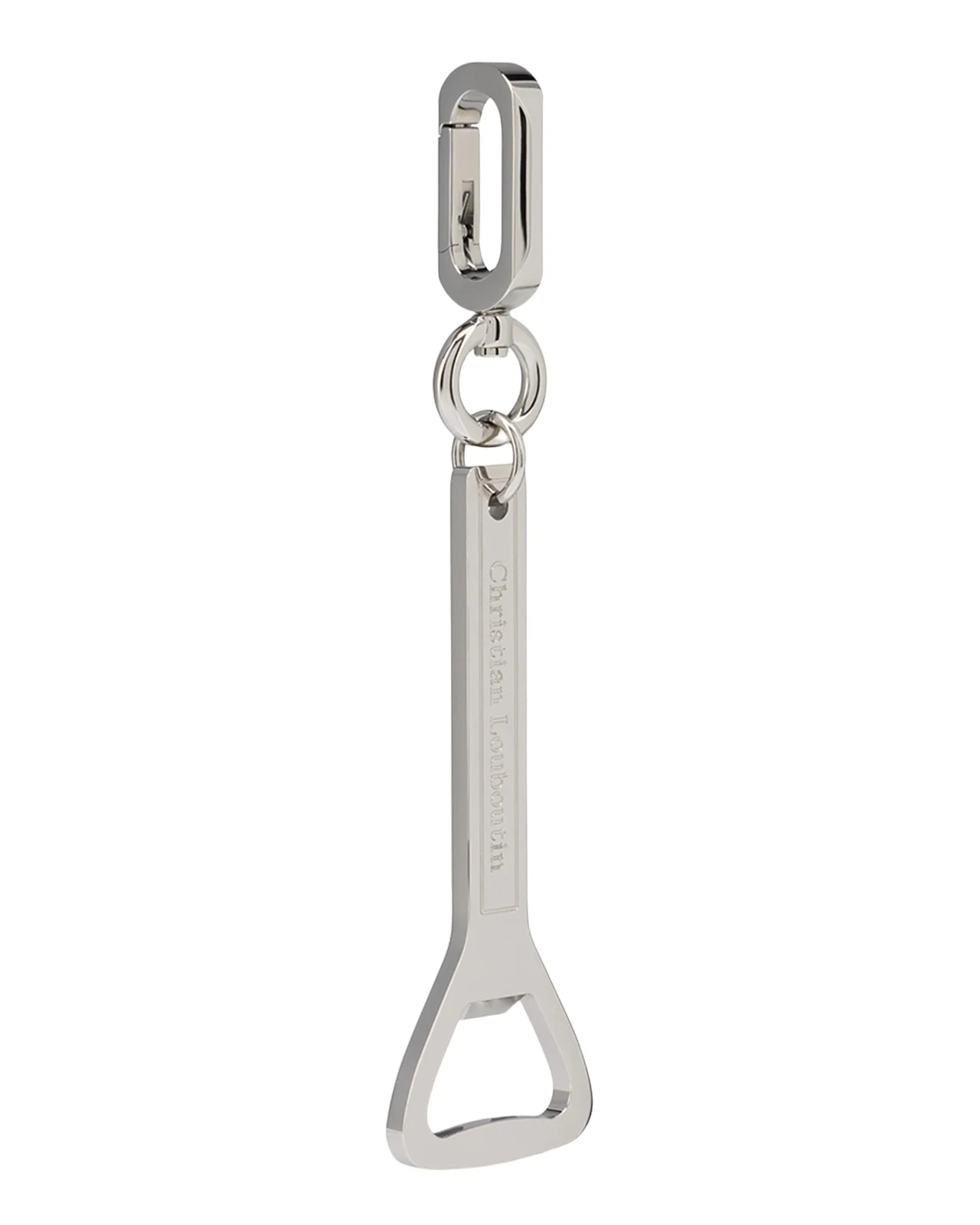 Men's Cl Logo-Engraved Brass Bottle Opener Keyring