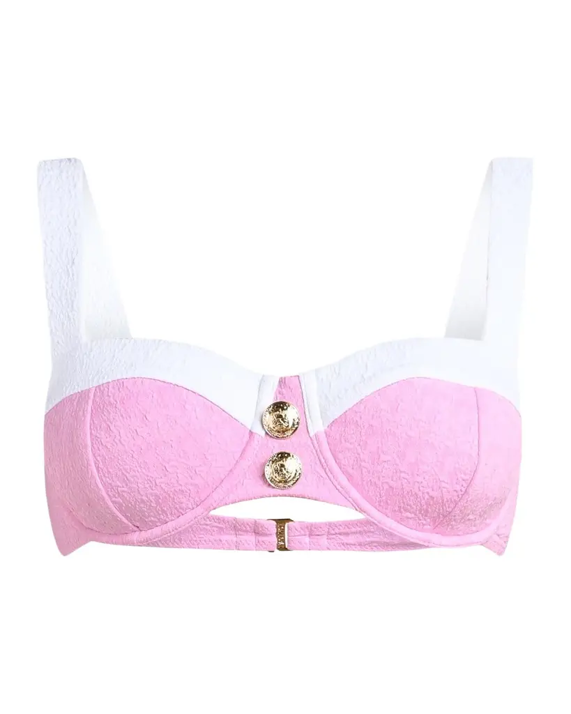 L'AGENCE Alexandria Colorblock Chic Bikini Top | Image 1 L'AGENCE Alexandria Colorblock Chic Bikini Top | Image 1