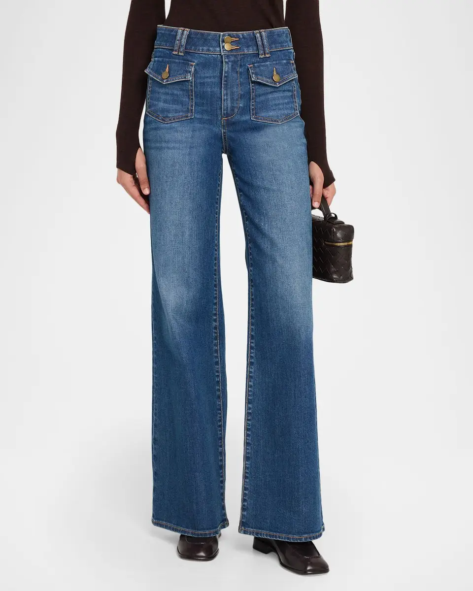 Ramy Brook Fay High-Rise Wide Leg Jeans | Thumbnail 4 Ramy Brook Fay High-Rise Wide Leg Jeans | Thumbnail 4