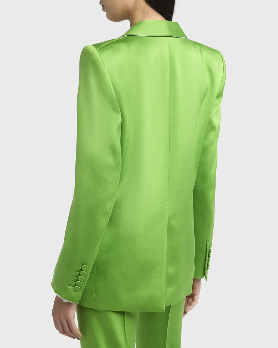 Tom Ford Single-Breasted Silk-Wool Blazer Jacket | Thumbnail 3 Tom Ford Single-Breasted Silk-Wool Blazer Jacket | Thumbnail 3