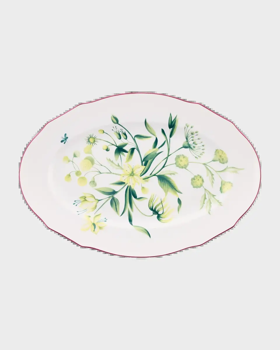 GINORI 1735 Florenza Acanto Oval Platter | Thumbnail 2 GINORI 1735 Florenza Acanto Oval Platter | Thumbnail 2