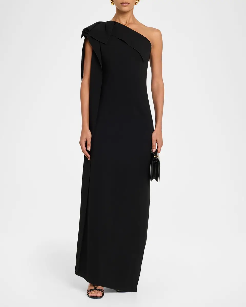 FFORME Andie Asymmetric Column Gown | Thumbnail 2 FFORME Andie Asymmetric Column Gown | Thumbnail 2