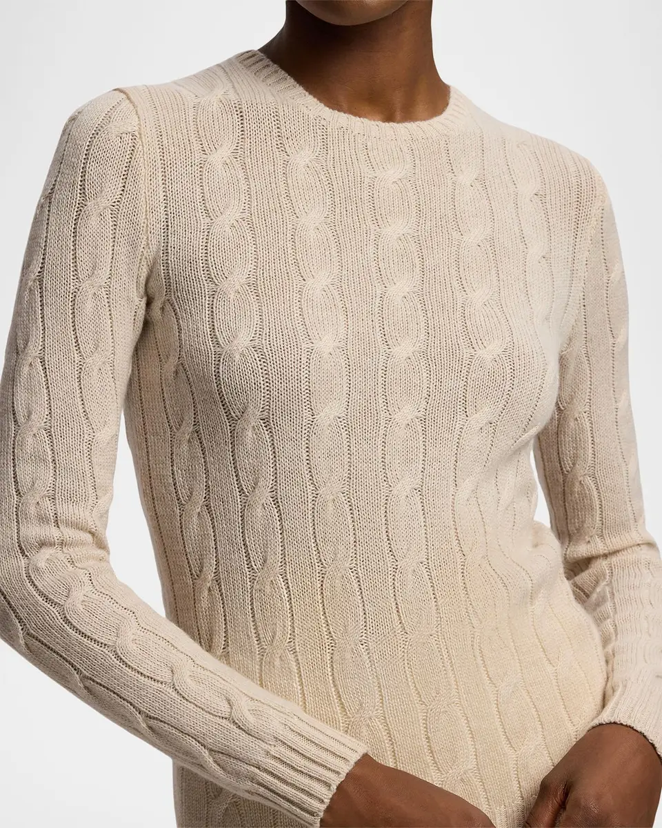Ralph Lauren Collection Cable-Knit Cashmere Crewneck Sweater | Thumbnail 5 Ralph Lauren Collection Cable-Knit Cashmere Crewneck Sweater | Thumbnail 5