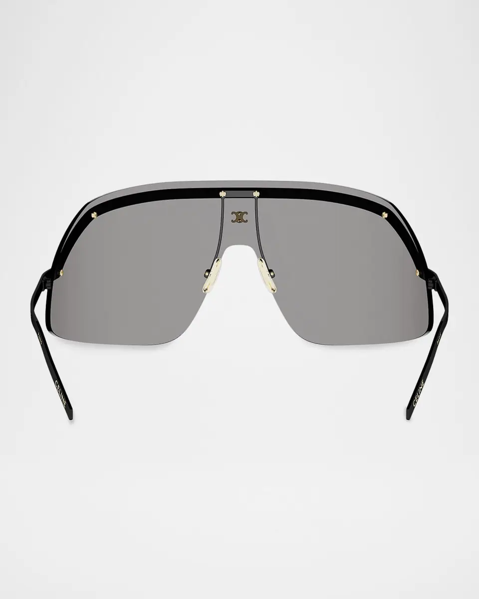 Celine Morning Shade Metal Mask Sunglasses | Thumbnail 4 Celine Morning Shade Metal Mask Sunglasses | Thumbnail 4