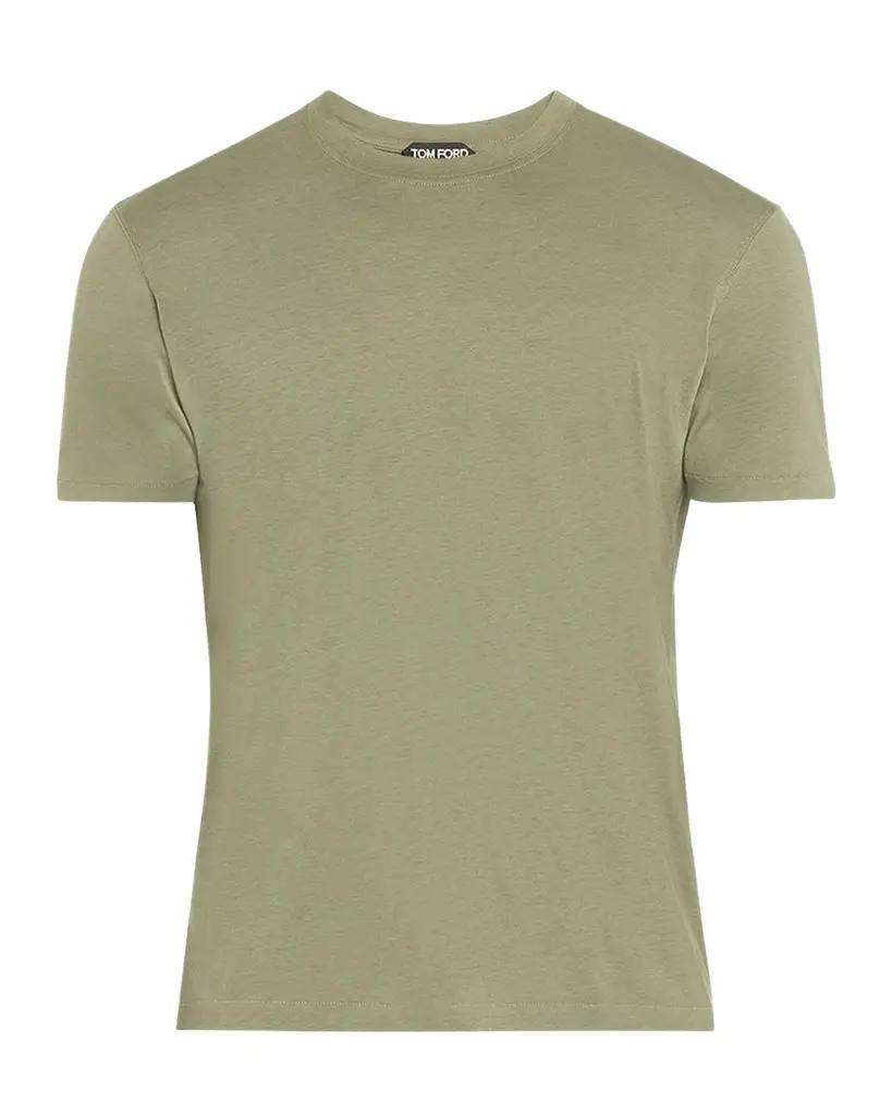 Men's Lyocell-Cotton Crewneck T-Shirt
