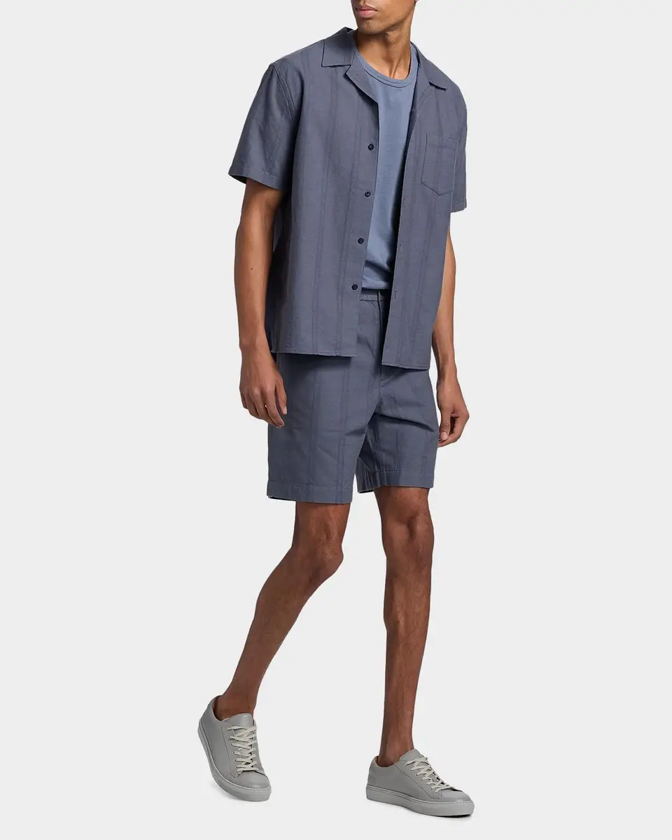 Vince Men's Cove Stripe Relaxed-Fit Shorts | Thumbnail 2