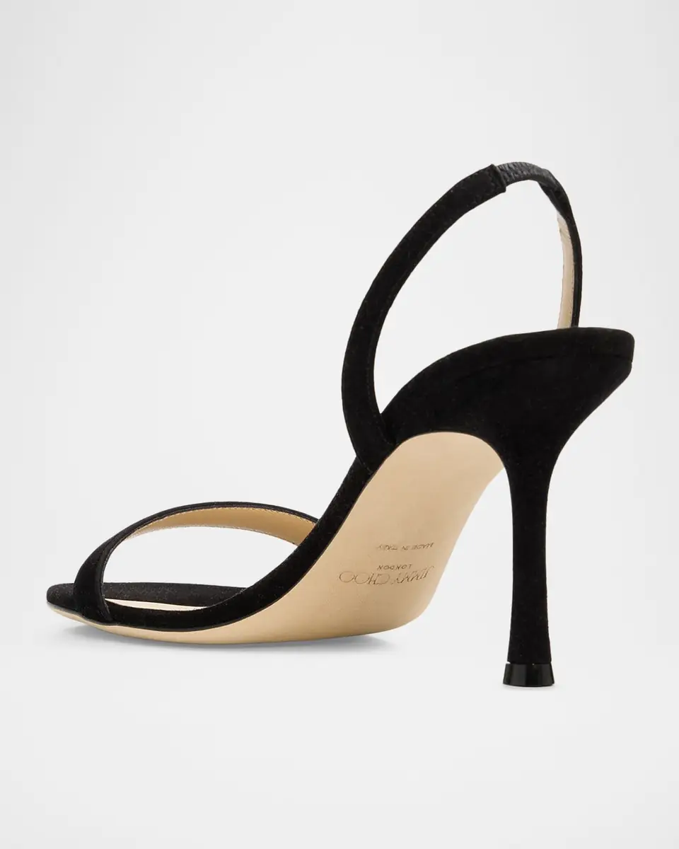 Jimmy Choo Jenn 85mm Suede Slingback Sandals | Thumbnail 3 Jimmy Choo Jenn 85mm Suede Slingback Sandals | Thumbnail 3