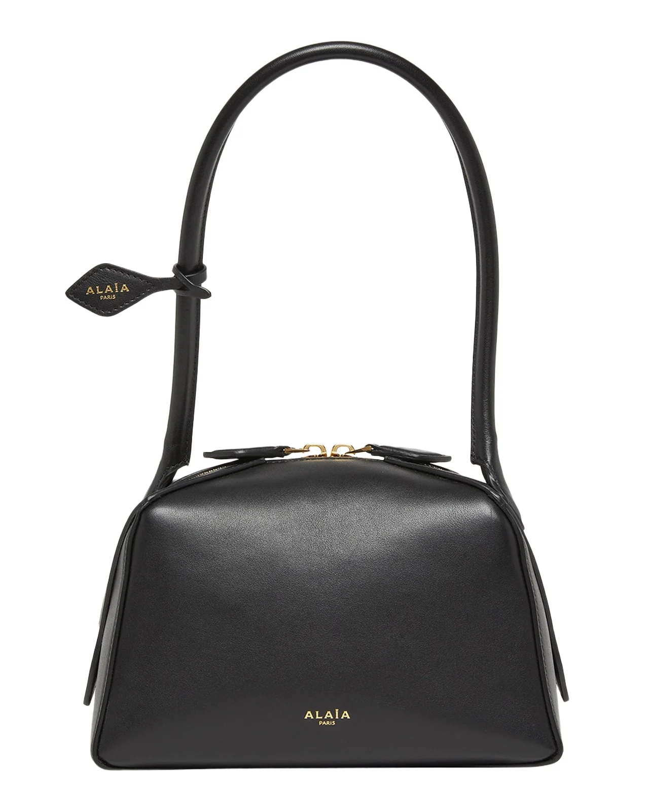 Le Bouledogue Dome Leather Shoulder Bag
