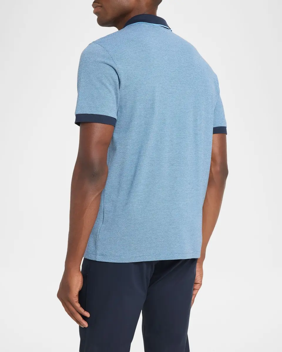 Theory Men's Birdseye Pique Pocket Polo Shirt | Thumbnail 3