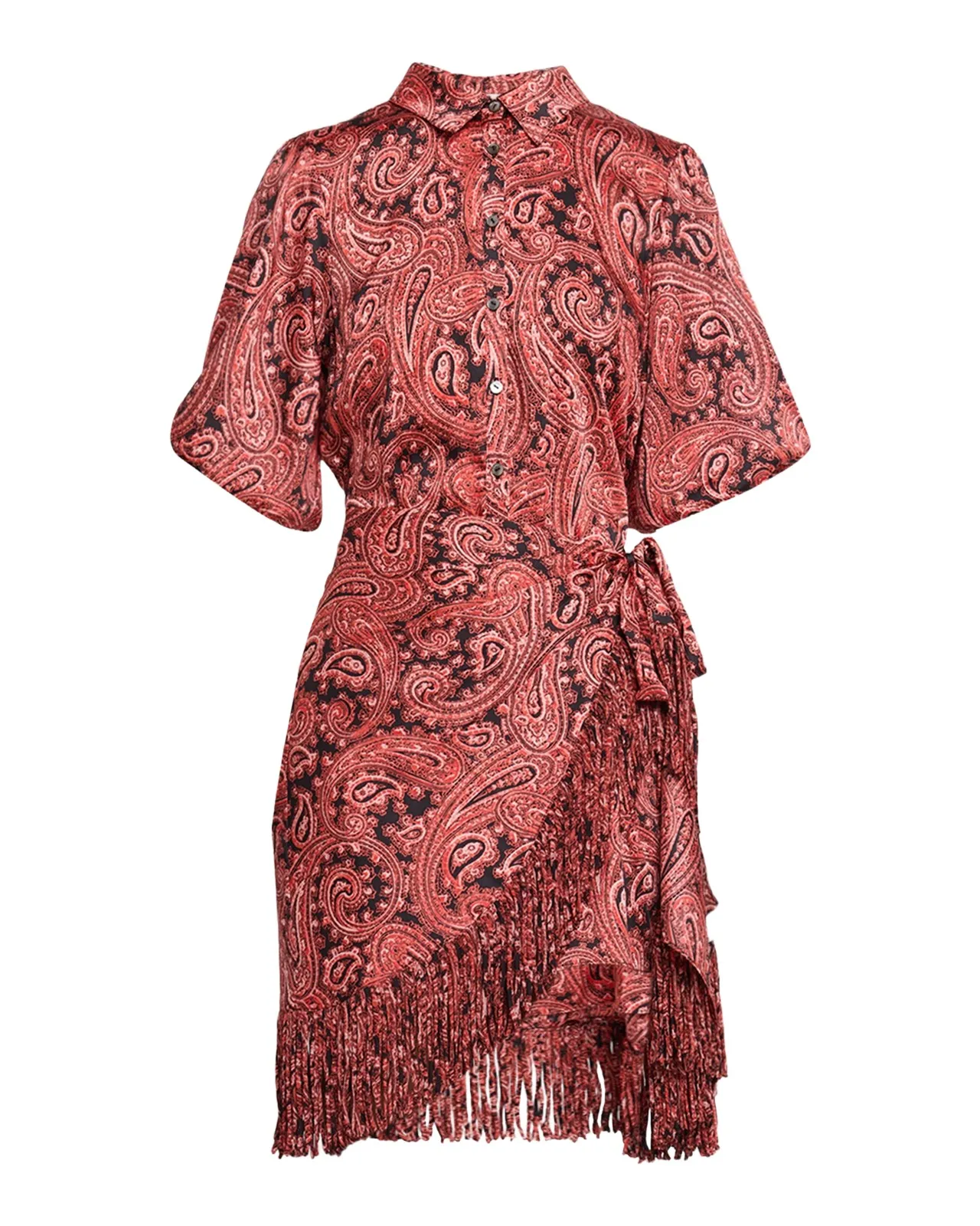 Hendrix Paisley Mini Shirtdress