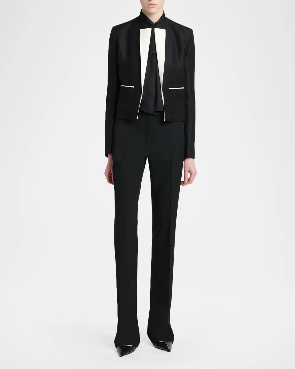 Tom Ford Contrast-Trim Short Sport Coat | Thumbnail 2 Tom Ford Contrast-Trim Short Sport Coat | Thumbnail 2