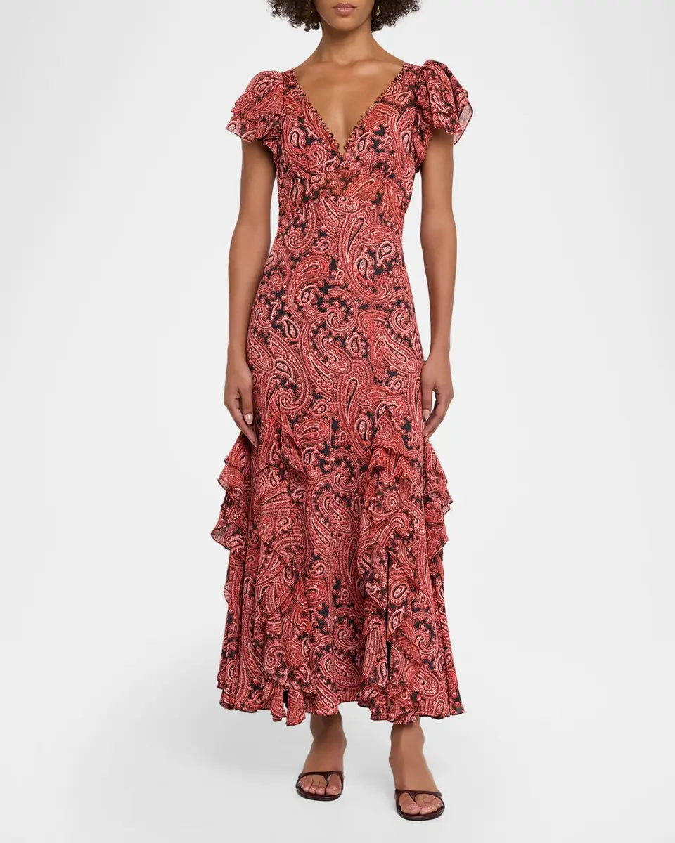Cinq à Sept Hendrix Paisley Maxi Dress | Thumbnail 2 Cinq à Sept Hendrix Paisley Maxi Dress | Thumbnail 2
