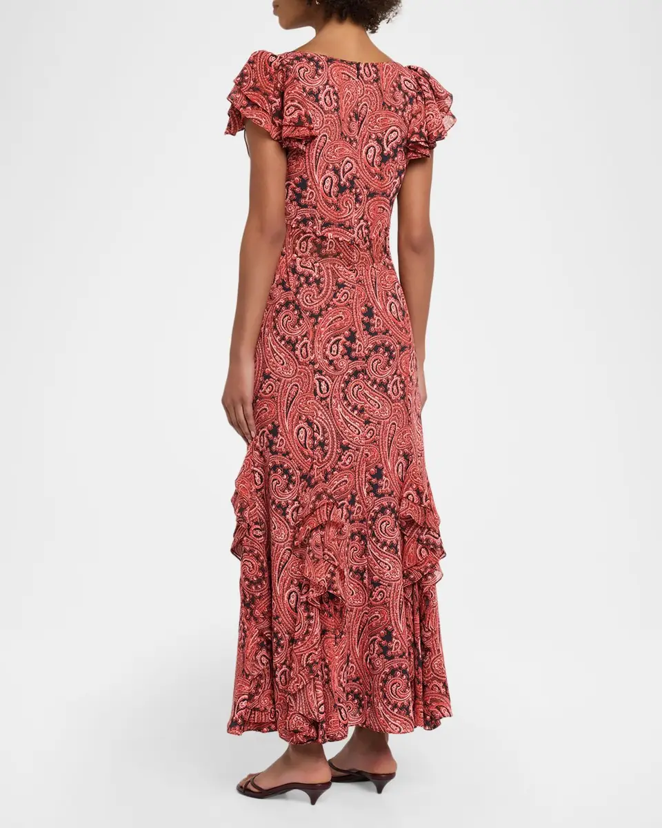 Cinq à Sept Hendrix Paisley Maxi Dress | Thumbnail 3 Cinq à Sept Hendrix Paisley Maxi Dress | Thumbnail 3