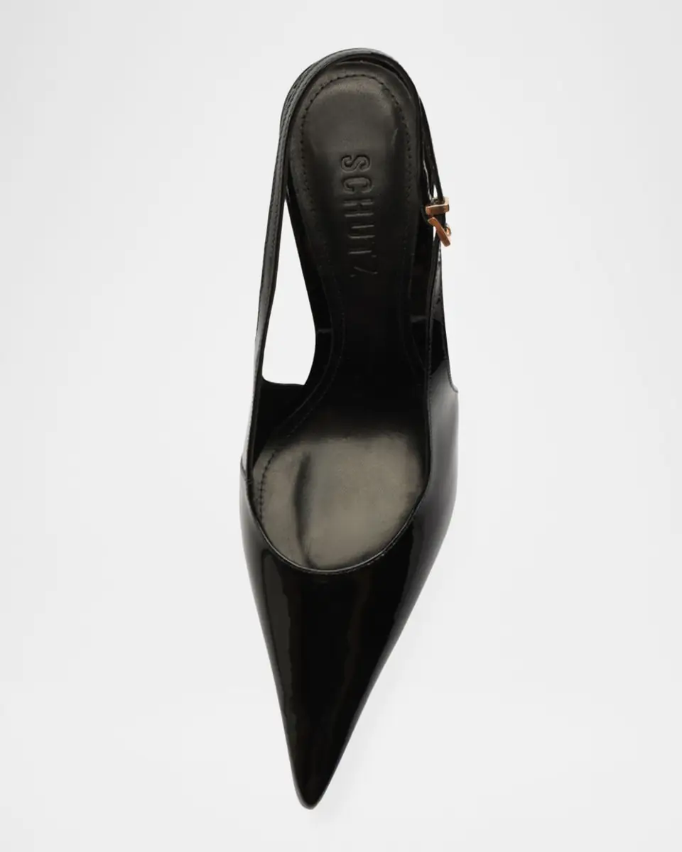 Schutz Liora 100mm Patent Leather Slingback Pumps | Thumbnail 3 Schutz Liora 100mm Patent Leather Slingback Pumps | Thumbnail 3