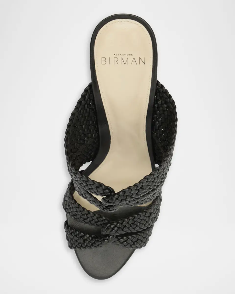Alexandre Birman 85m Sabrina Woven Leather Mules | Thumbnail 5 Alexandre Birman 85m Sabrina Woven Leather Mules | Thumbnail 5