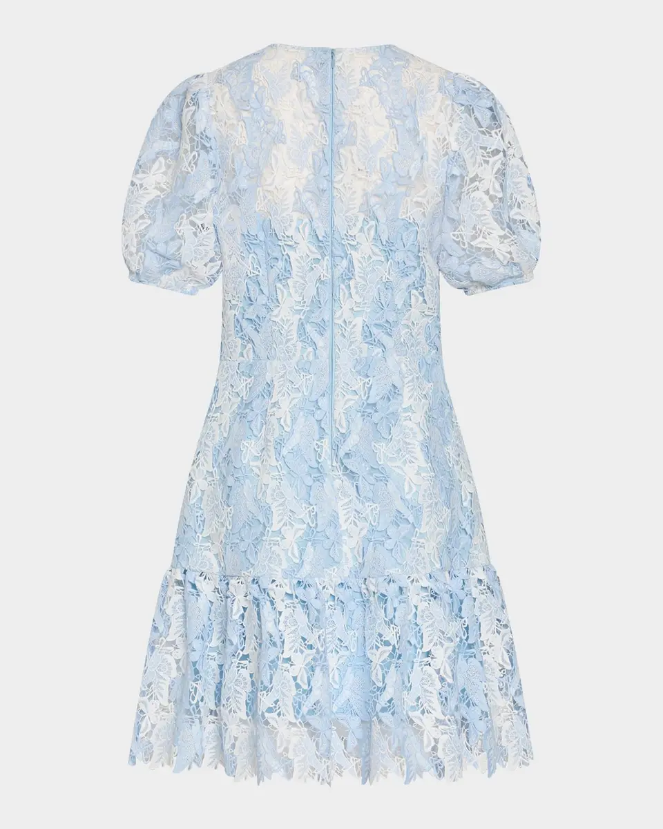 Milly Yasmin Butterfly Lace Mini Dress | Thumbnail 5 Milly Yasmin Butterfly Lace Mini Dress | Thumbnail 5