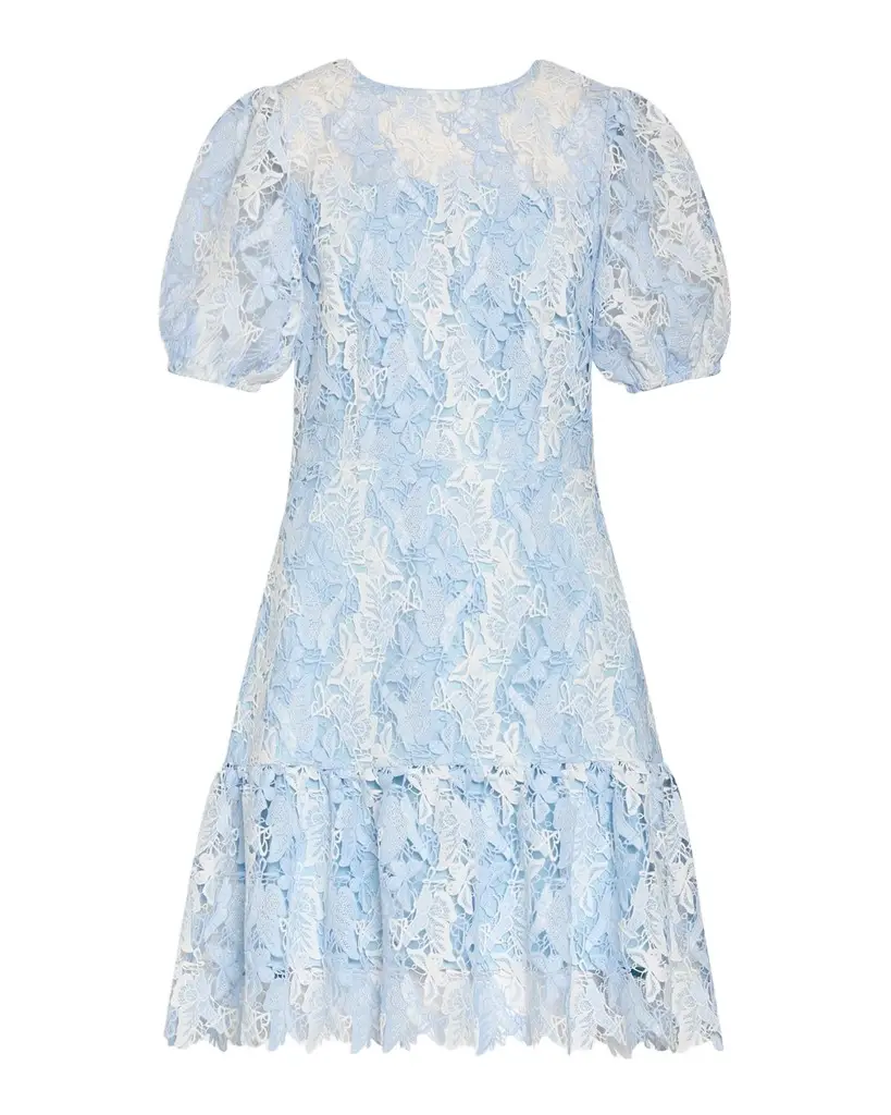 Milly Yasmin Butterfly Lace Mini Dress | Image 1 Milly Yasmin Butterfly Lace Mini Dress | Image 1