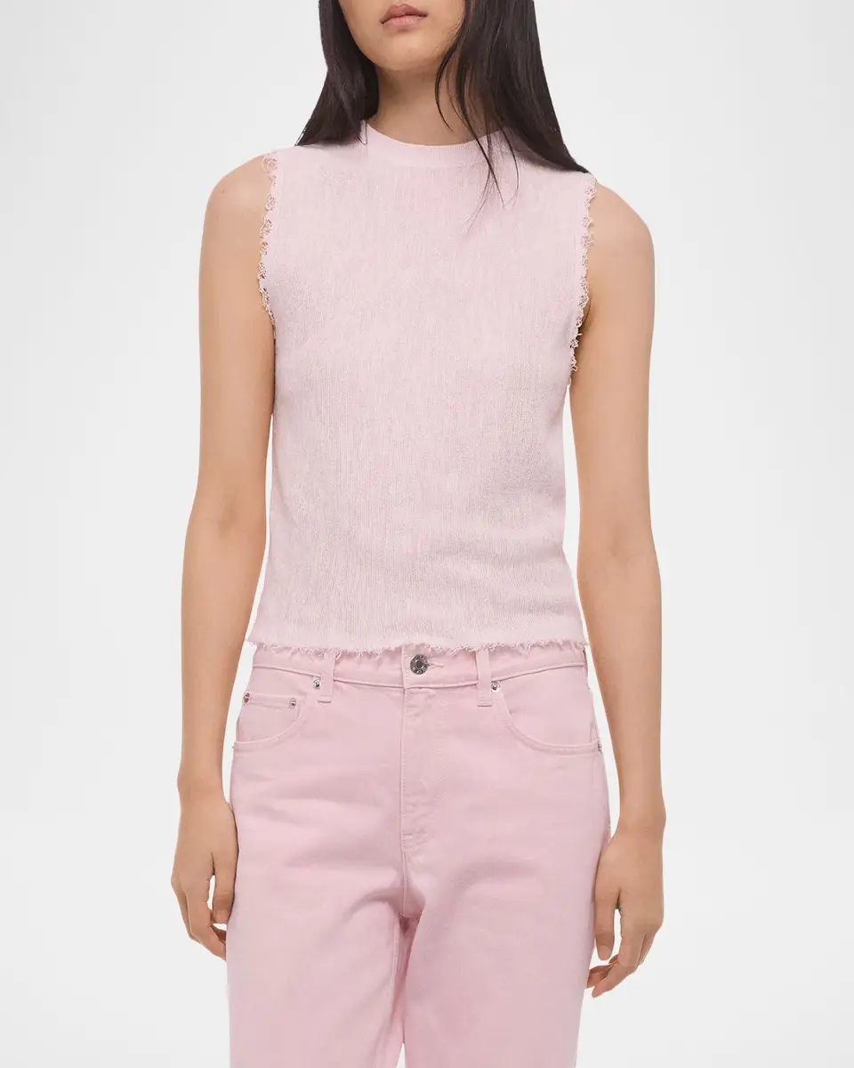 Helmut Lang Raw Edge Tank Top | Thumbnail 7 Helmut Lang Raw Edge Tank Top | Thumbnail 7