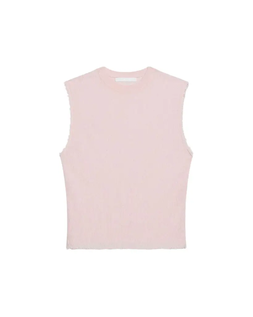 Helmut Lang Raw Edge Tank Top | Image 1 Helmut Lang Raw Edge Tank Top | Image 1