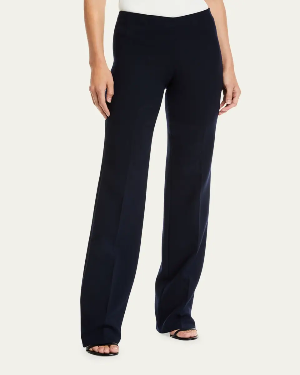 Akris Carole Straight-Leg Wool Double-Face Pants | Thumbnail 4 Akris Carole Straight-Leg Wool Double-Face Pants | Thumbnail 4