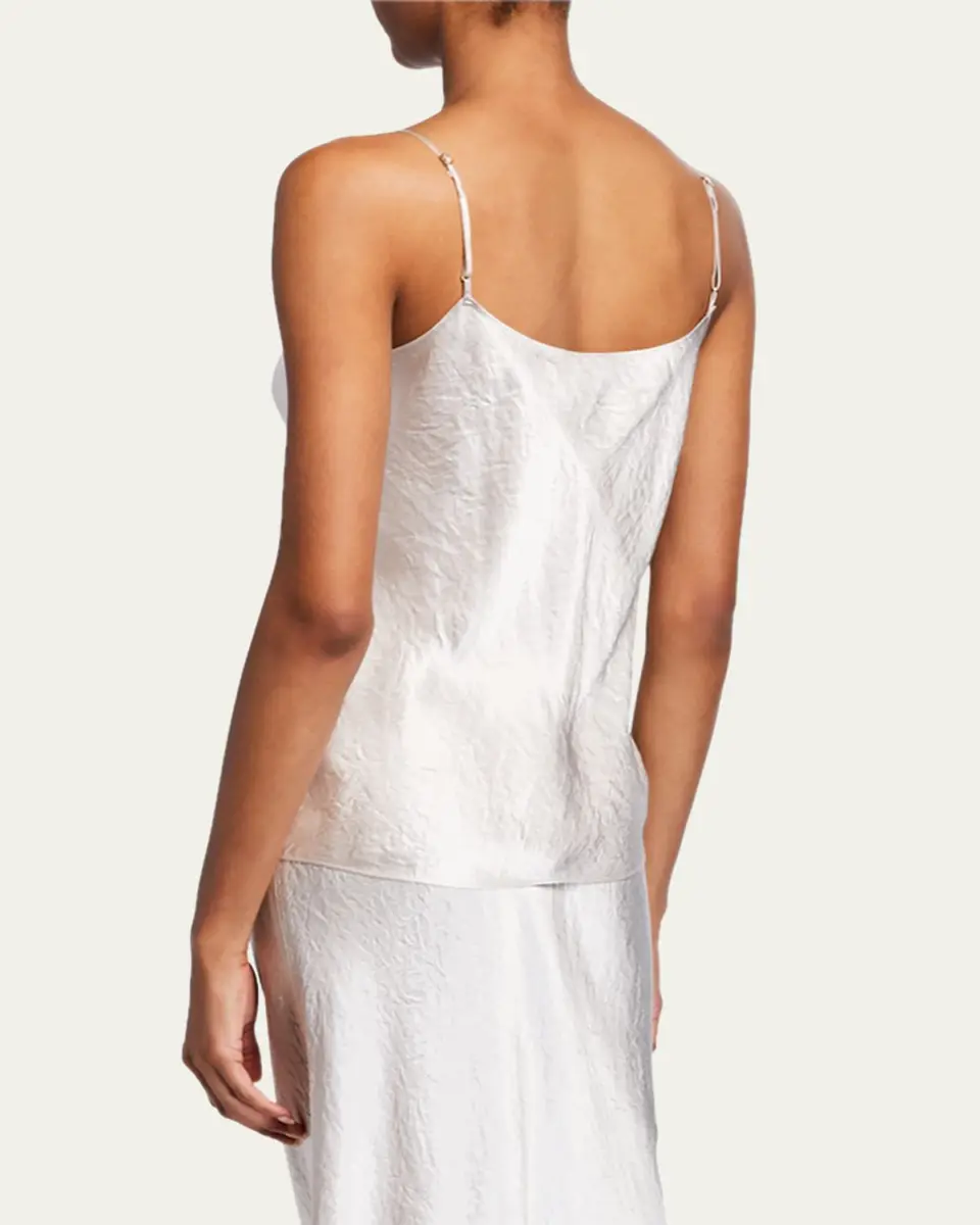 Vince Satin Scoop-Neck Cami | Thumbnail 3 Vince Satin Scoop-Neck Cami | Thumbnail 3