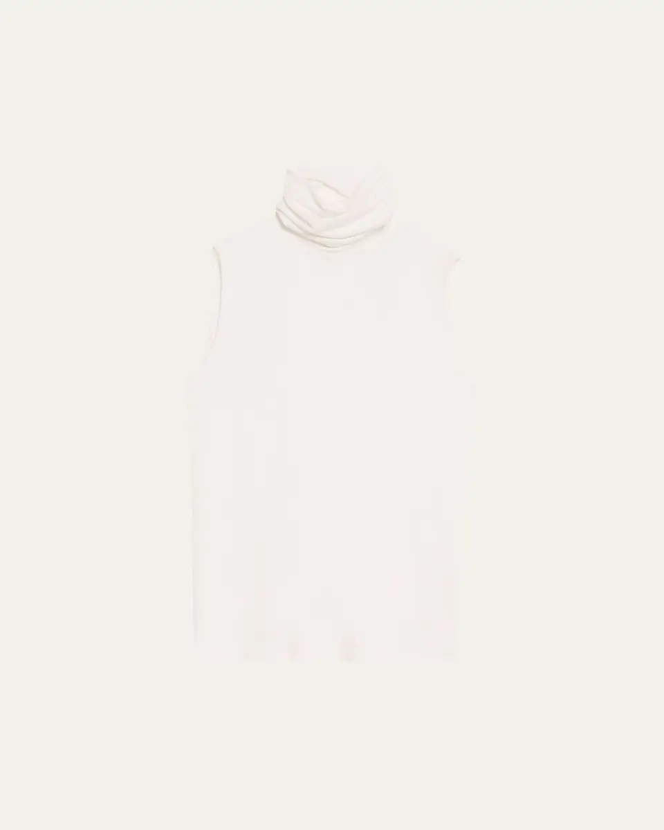 MAJESTIC FILATURES Soft Touch Viscose Sleeveless Turtleneck Top | Image 1 MAJESTIC FILATURES Soft Touch Viscose Sleeveless Turtleneck Top | Image 1