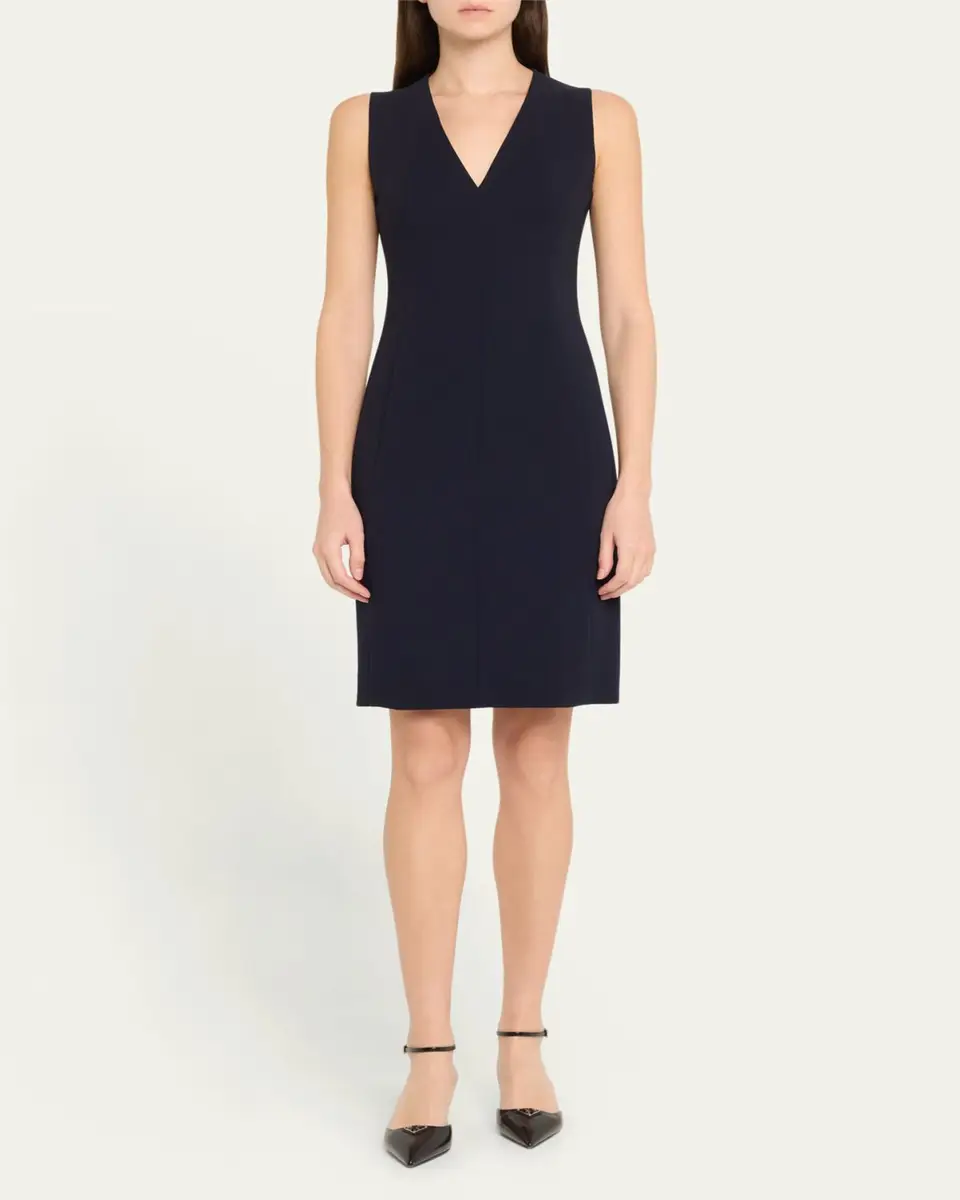 Akris Sleeveless V-Neck Dress | Thumbnail 4 Akris Sleeveless V-Neck Dress | Thumbnail 4