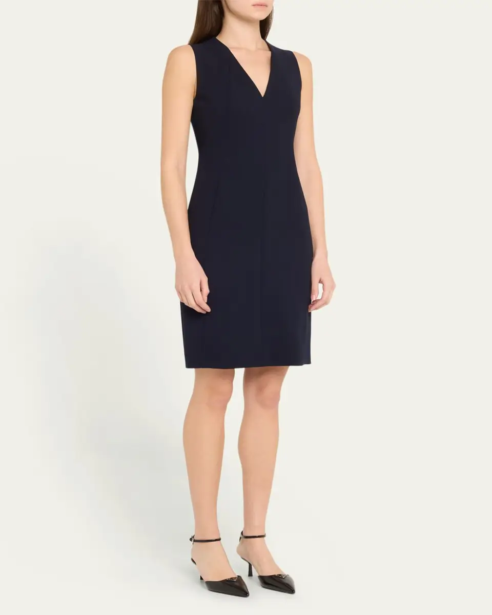 Akris Sleeveless V-Neck Dress | Thumbnail 6 Akris Sleeveless V-Neck Dress | Thumbnail 6
