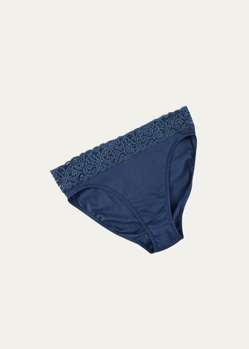 Hanro Moments High-Cut Lace-Trim Briefs | Thumbnail 2 Hanro Moments High-Cut Lace-Trim Briefs | Thumbnail 2