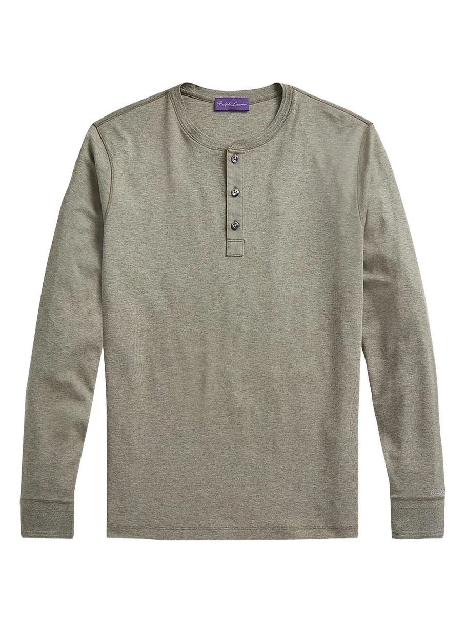 Men's Long-Sleeve Henley Shirt
