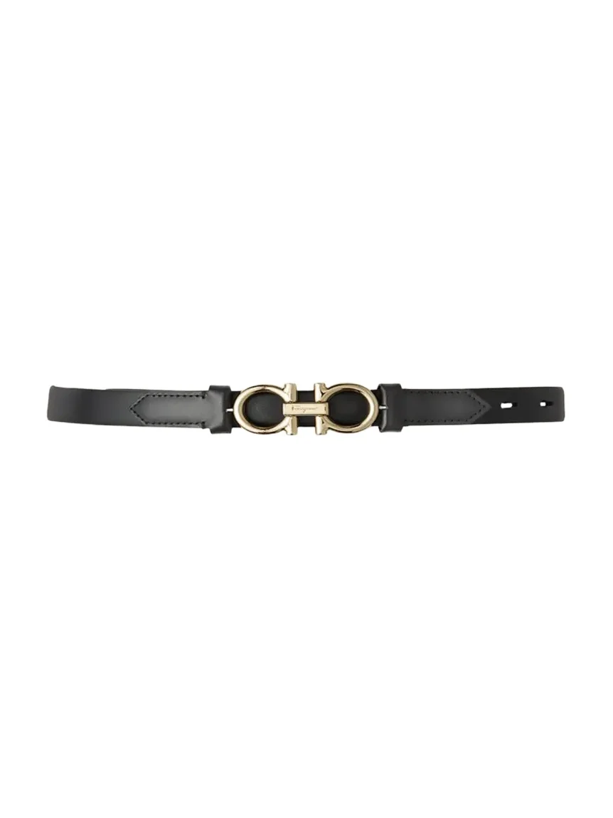 Gancini-Buckle Leather Rolo Belt Gancini-Buckle Leather Rolo Belt