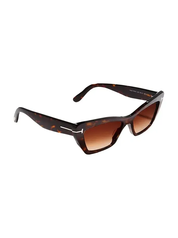 Tom Ford Wyatt Plastic Cat-Eye Sunglasses