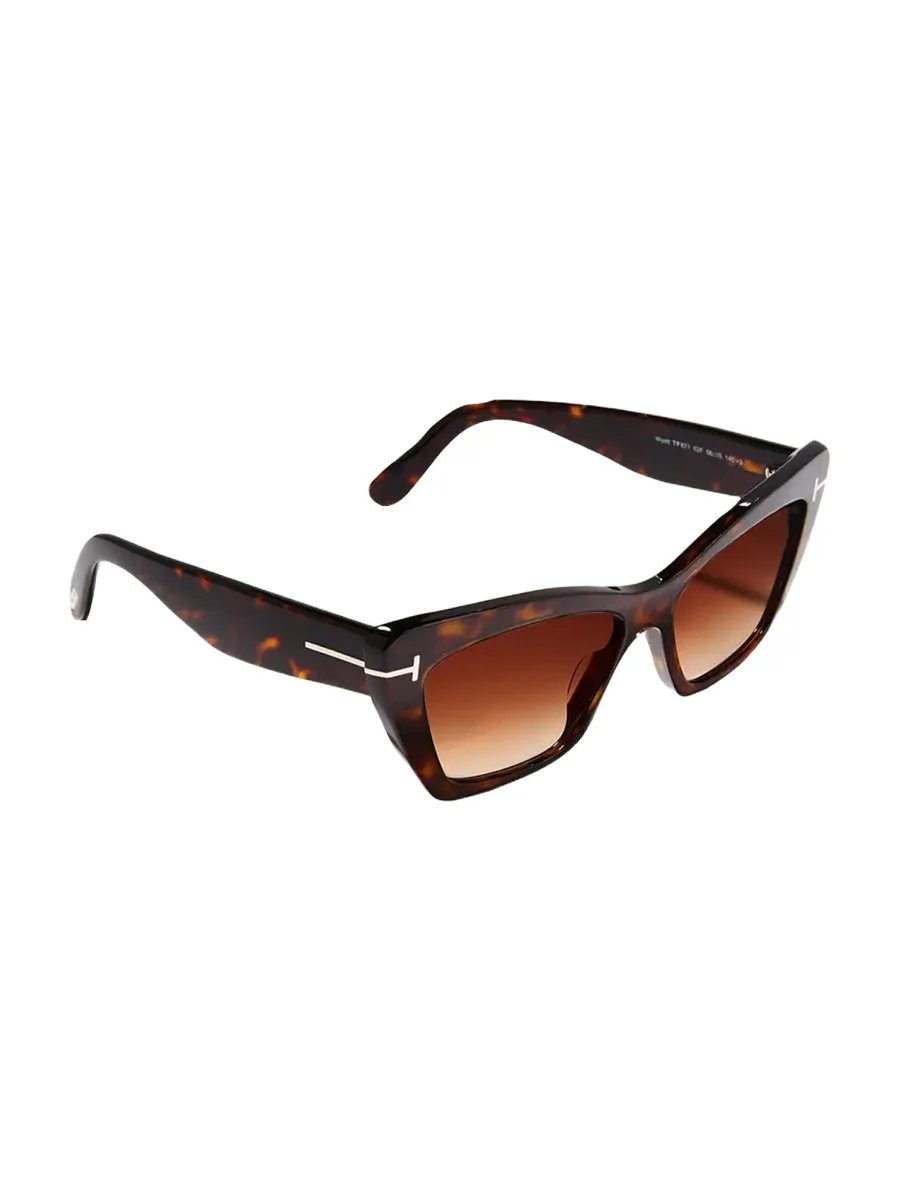 Tom Ford Wyatt Plastic Cat-Eye Sunglasses
