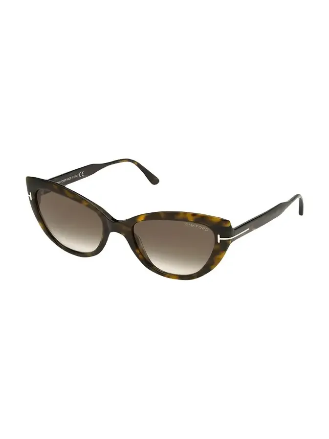 Tom Ford Anya Cat-Eye Monochromatic Sunglasses