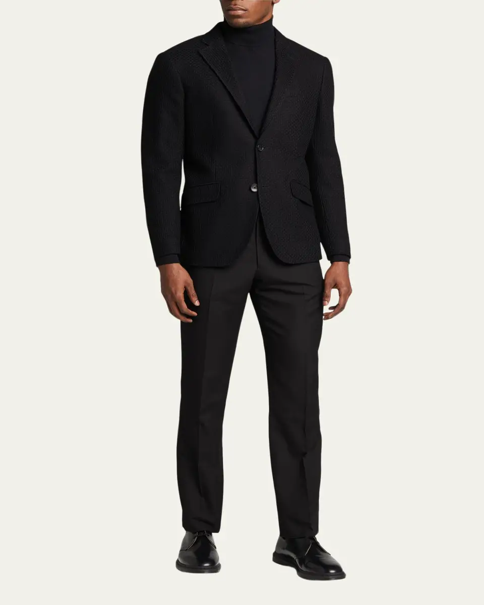 Etro Men's Basic Knit Blazer | Thumbnail 6 Etro Men's Basic Knit Blazer | Thumbnail 6
