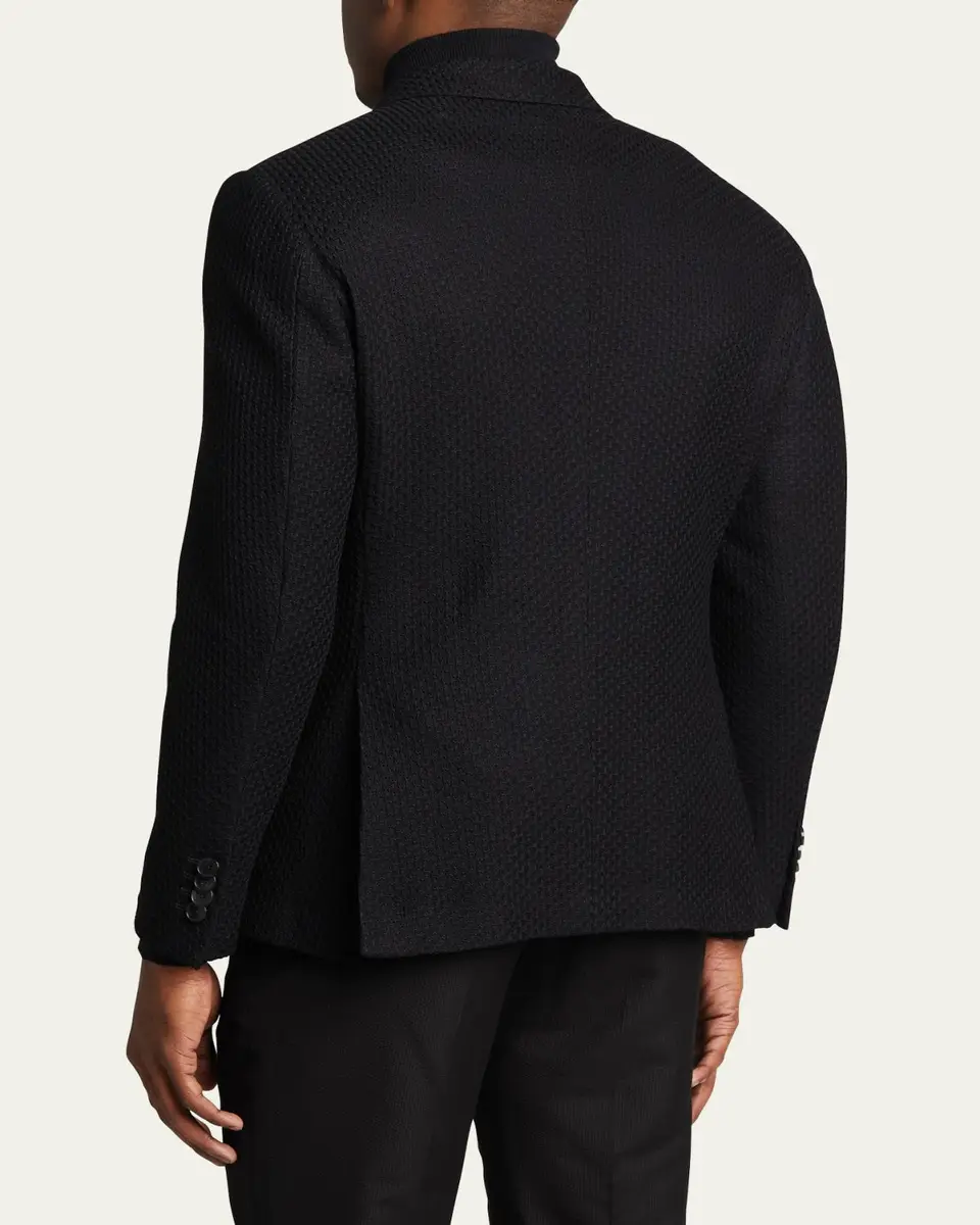 Etro Men's Basic Knit Blazer | Thumbnail 7 Etro Men's Basic Knit Blazer | Thumbnail 7