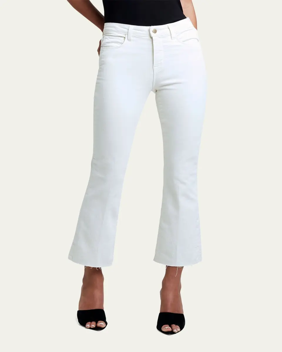 L'Agence Kendra High-Rise Crop Flare Jeans | Thumbnail 5 L'Agence Kendra High-Rise Crop Flare Jeans | Thumbnail 5