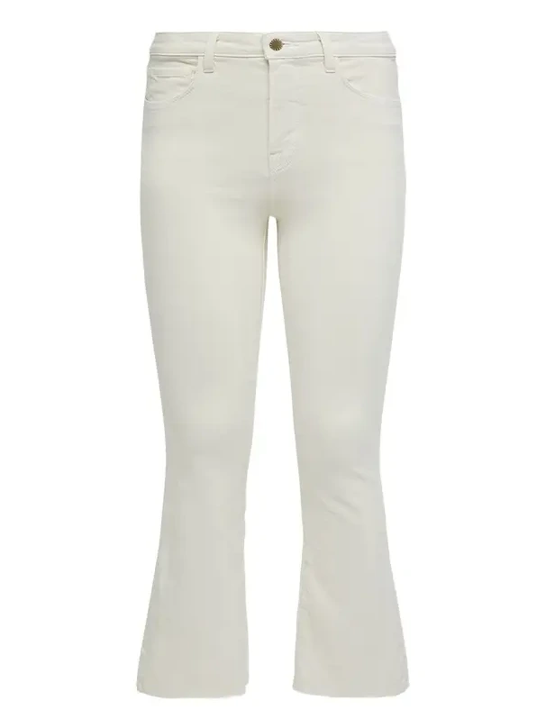 Kendra High-Rise Crop Flare Jeans