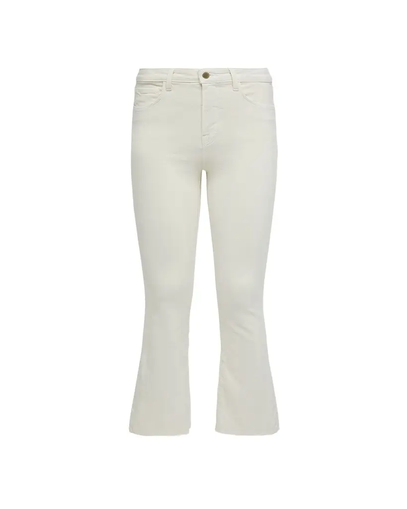 L'Agence Kendra High-Rise Crop Flare Jeans | Image 1 L'Agence Kendra High-Rise Crop Flare Jeans | Image 1