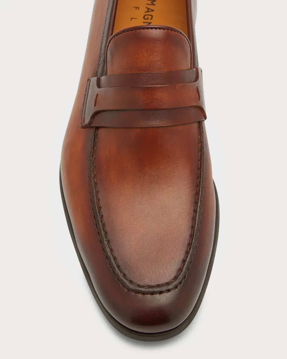 Magnanni Men's Daniel Leather Penny Loafers | Thumbnail 6 Magnanni Men's Daniel Leather Penny Loafers | Thumbnail 6