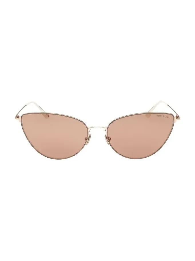 Tom Ford Anais Metal Cat-Eye Sunglasses