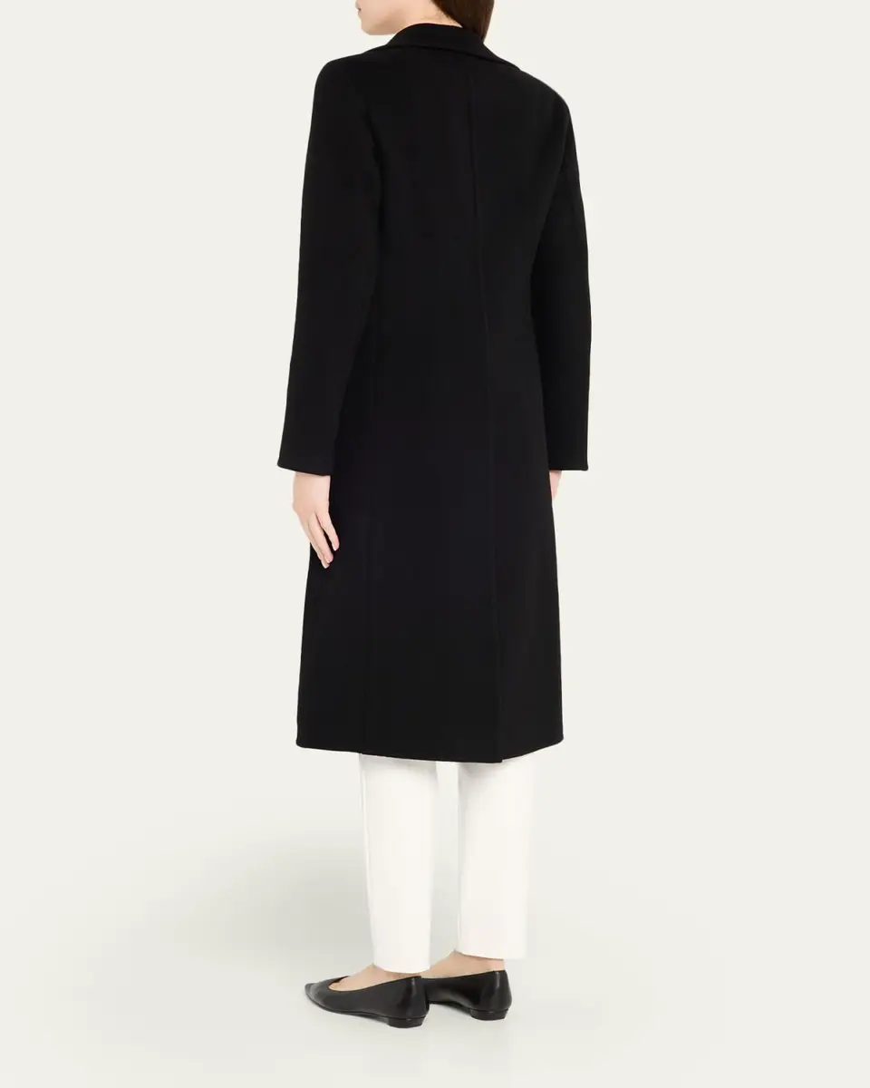 Akris Leather Collar Cashmere Coat | Thumbnail 3 Akris Leather Collar Cashmere Coat | Thumbnail 3