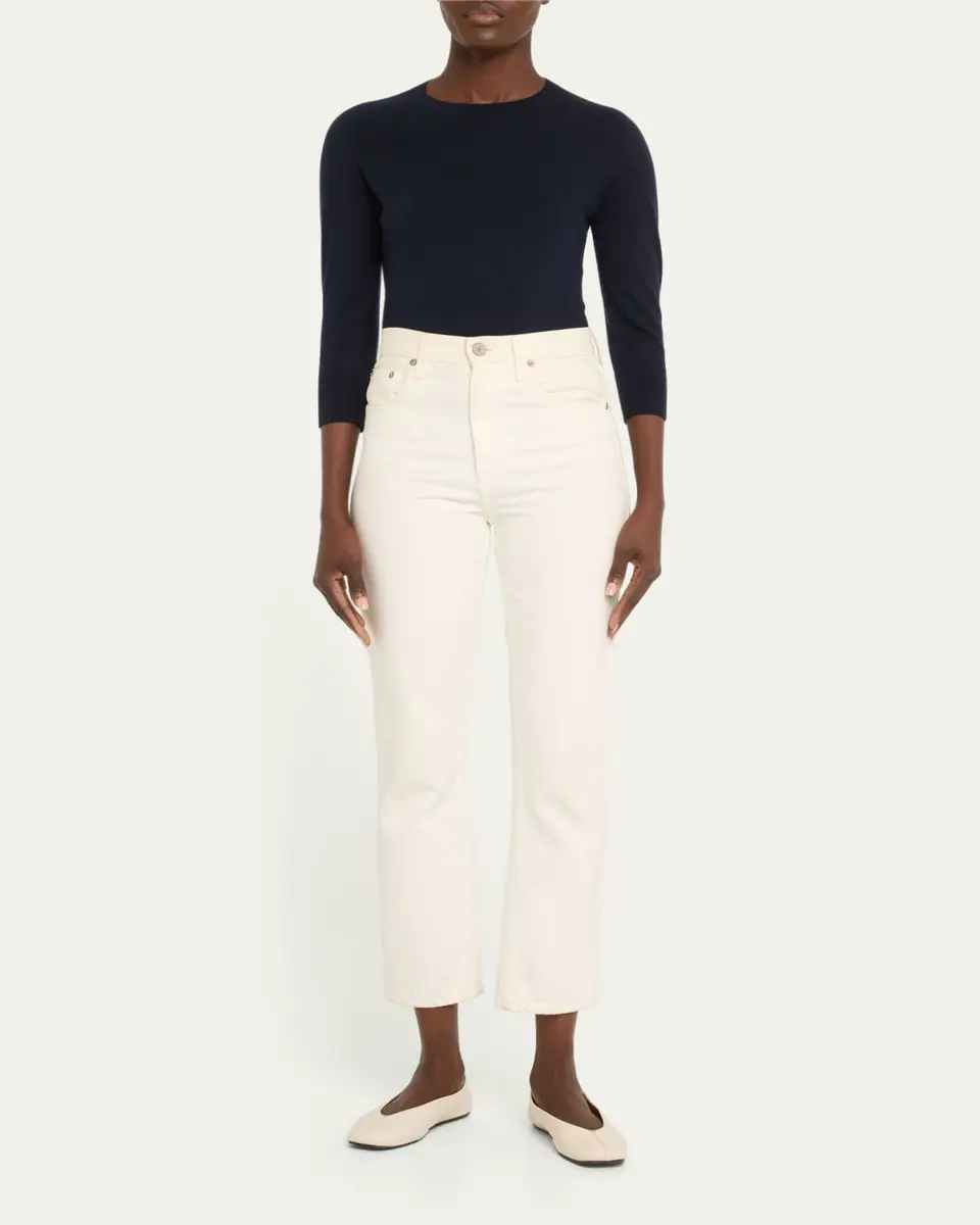 Loro Piana Girocollo Manica Neo Piuma Cashmere Sweater | Thumbnail 2 Loro Piana Girocollo Manica Neo Piuma Cashmere Sweater | Thumbnail 2